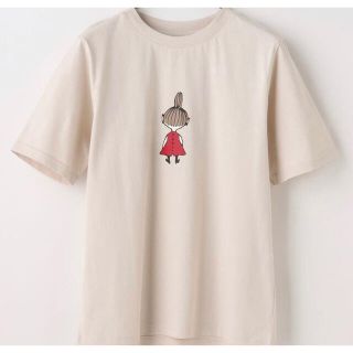 ムーミン　リトルミィTシャツ半袖フラワー　トップスリトルミイ北欧　チュニック(Tシャツ(半袖/袖なし))