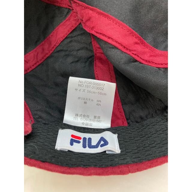 FILA(フィラ)の☆期間限定値下げ☆新品未使用FILA フィラ キャップ　レッド メンズの帽子(キャップ)の商品写真