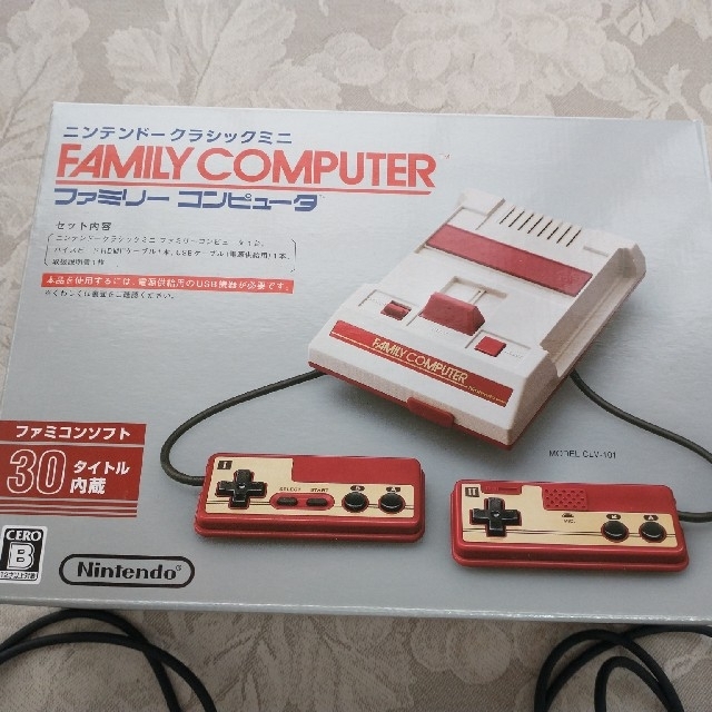 任天堂(ニンテンドウ)の任天堂ファミコンクラシックミニ エンタメ/ホビーのゲームソフト/ゲーム機本体(家庭用ゲーム機本体)の商品写真