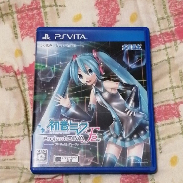 PlayStation Vita(プレイステーションヴィータ)の初音ミク -プロジェクト ディーヴァ- F 2nd Vita エンタメ/ホビーのゲームソフト/ゲーム機本体(携帯用ゲームソフト)の商品写真