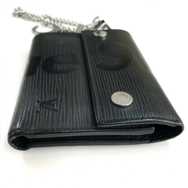 ルイヴィトン LOUIS VUITTON チェーンウォレット M67711 エピ シュプリーム コラボ CH.CP WALLET 3つ折り財布  エピレザー ブラック