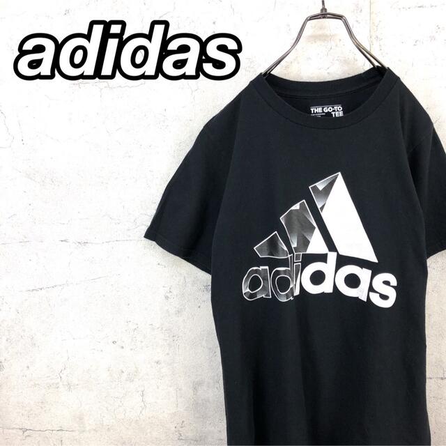 adidas(アディダス)の希少 90s アディダス Tシャツ ビッグプリント 美品 レディースのトップス(Tシャツ(半袖/袖なし))の商品写真