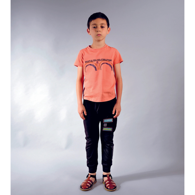 WOLF&RITA(ウォルフアンドリタ)の新品 WOLF&RITA Tシャツ 12Y Sebastiao Orange キッズ/ベビー/マタニティのキッズ服男の子用(90cm~)(Tシャツ/カットソー)の商品写真