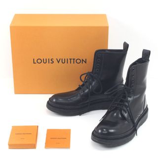 ルイヴィトン(LOUIS VUITTON)の$$ LOUIS VUITTON ルイヴィトン エンジニアブーツ サイズ6 1/2(25.5cm) MT0156 ブラック(ブーツ)