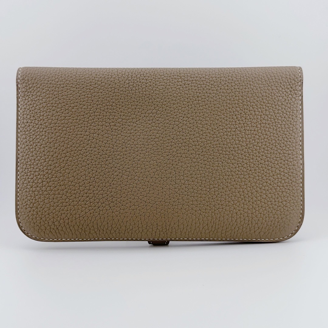 エルメス ドゴンGM 長財布 エトゥープ 美品 | www.jarussi.com.br