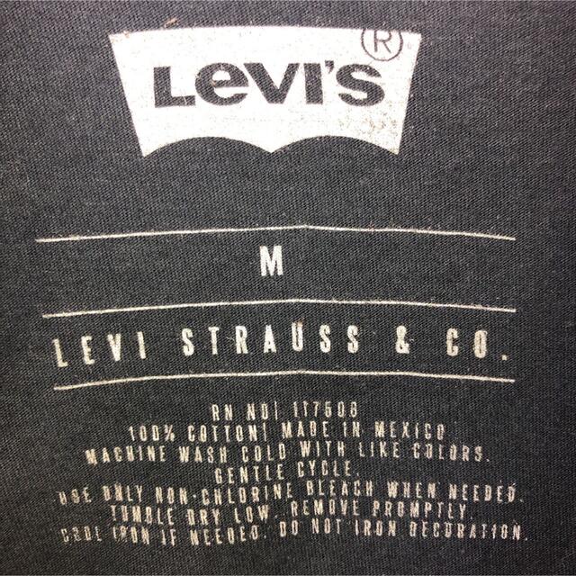 Levi's(リーバイス)の希少 90s リーバイス ロンT ビッグプリント 袖プリント 美品 メンズのトップス(Tシャツ/カットソー(七分/長袖))の商品写真