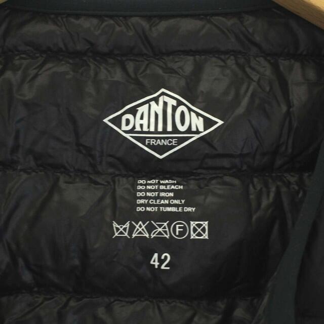 DANTON(ダントン)のダントン 15AW INNER DOWN JACKET ダウン 42 L 黒 メンズのジャケット/アウター(ダウンジャケット)の商品写真