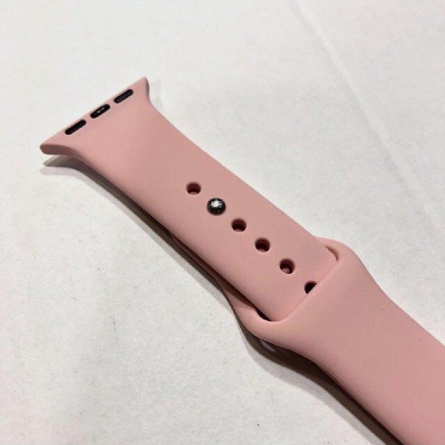 【2本セット】【即日・匿名発送】Apple Watchのバンド　ピンクサンド レディースのファッション小物(腕時計)の商品写真