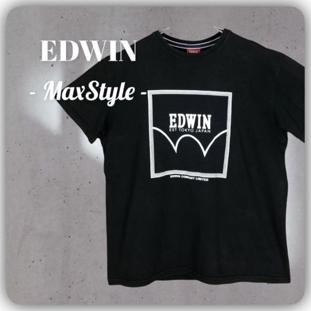 EDWIN(エドウィン)の【EDWIN】 古着 ビンテージ エドウィン Tシャツ カットソー メンズのトップス(Tシャツ/カットソー(半袖/袖なし))の商品写真