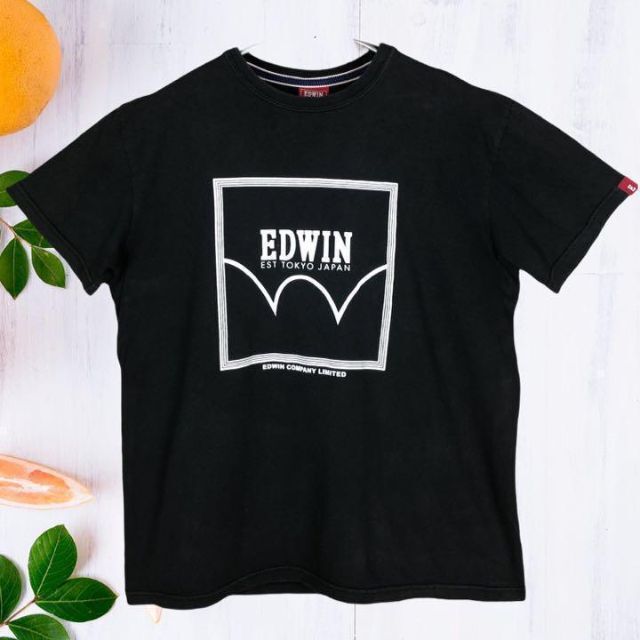 EDWIN(エドウィン)の【EDWIN】 古着 ビンテージ エドウィン Tシャツ カットソー メンズのトップス(Tシャツ/カットソー(半袖/袖なし))の商品写真