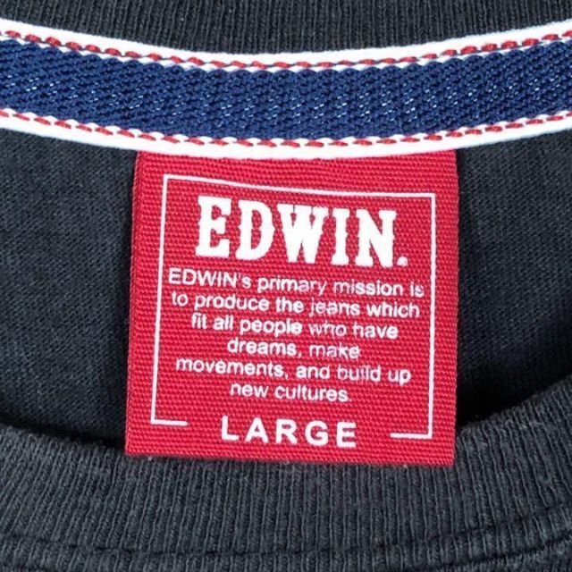 EDWIN(エドウィン)の【EDWIN】 古着 ビンテージ エドウィン Tシャツ カットソー メンズのトップス(Tシャツ/カットソー(半袖/袖なし))の商品写真