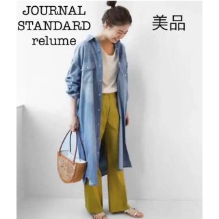 ジャーナルスタンダードレリューム(JOURNAL STANDARD relume)のJOURNAL STANDARD relume ダンガリーシャツワンピース(ロングワンピース/マキシワンピース)