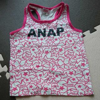 アナップキッズ(ANAP Kids)のANAP タンクトップ 120cm 美品 アナップ ANAP KIDS(Tシャツ/カットソー)