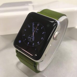 アップルウォッチ(Apple Watch)のApple Watch series3 シルバー アップルウォッチ GPSモデル(腕時計(デジタル))