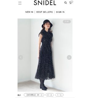 スナイデル(SNIDEL)の今季　新作スナイデルワンピース(その他)