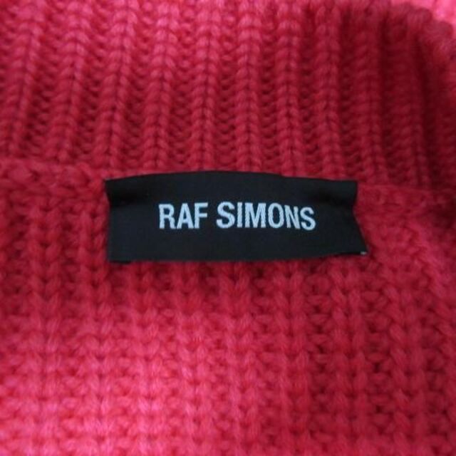 RAF SIMONS(ラフシモンズ)の18AW【美品】ラフ シモンズ レザー パネルパッチ オーバー カーディガン メンズのトップス(カーディガン)の商品写真