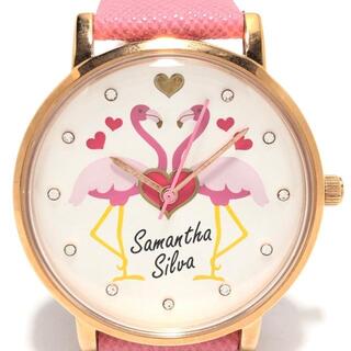 サマンサシルヴァ(Samantha Silva)のサマンサシルヴァ 腕時計美品  - シルバー(腕時計)