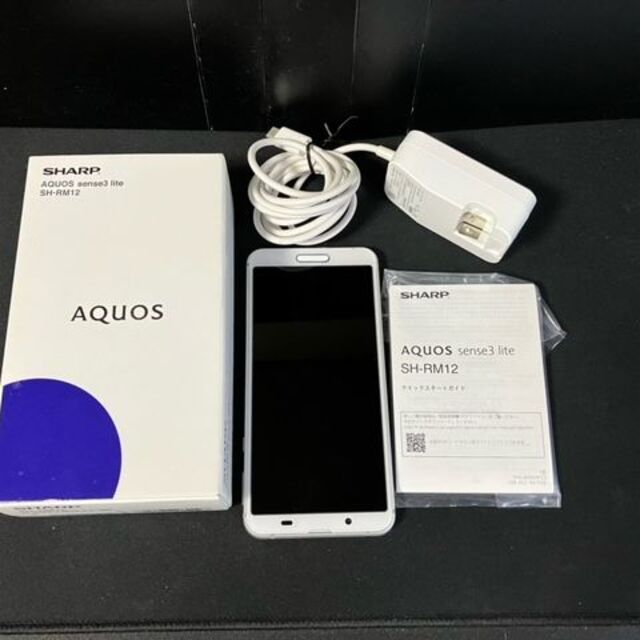 SHARP - AQUOS sense3 lite シルバーホワイトの通販 by しんちゃん's