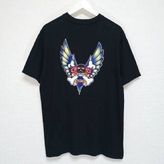 ドッグタウン(DOG TOWN)のL 90s ドッグタウン DOGTOWN Tシャツ 黒 VENICE USA製(Tシャツ/カットソー(半袖/袖なし))