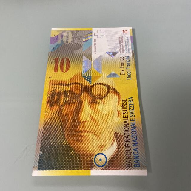 スイス フラン 旧紙幣 10フラン 旧札の通販 by M's shop｜ラクマ