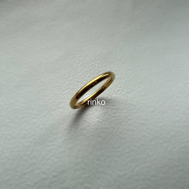 甲丸リング2mm ゴールド トゥモローランド ドゥロワー イエナ ZARA レディースのアクセサリー(リング(指輪))の商品写真