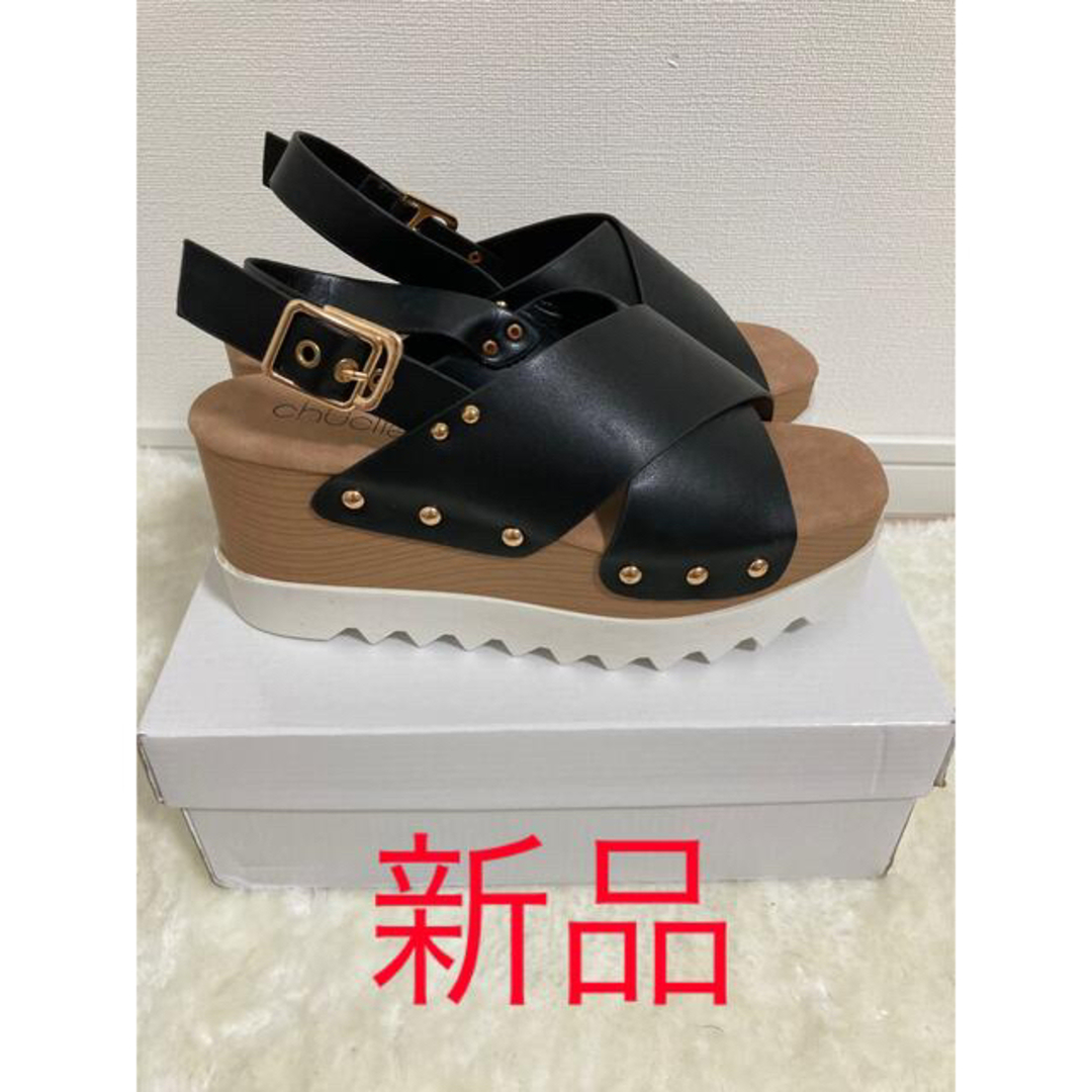 Stella McCartney(ステラマッカートニー)の【新品】厚底ウェッジサンダル 37 レディースの靴/シューズ(サンダル)の商品写真