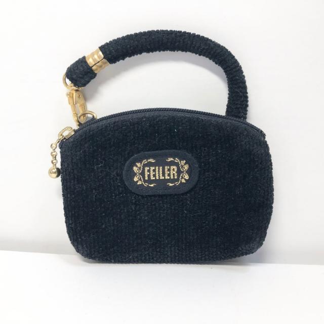 FEILER(フェイラー)のフェイラー コインケース - 黒 パイル レディースのファッション小物(コインケース)の商品写真