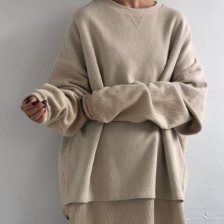 トゥデイフル(TODAYFUL)の極美品 TODAYFUL Layered Cotton Sweat(トレーナー/スウェット)