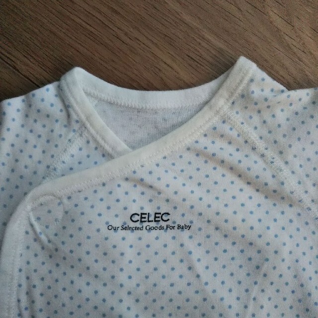 CELEC(セレク)のCELEC 　ロンパース 肌着  60  70  80   半袖 キッズ/ベビー/マタニティのベビー服(~85cm)(ロンパース)の商品写真