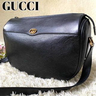 Gucci - 【希少】オールドグッチ ショルダーバッグ インターロッキング