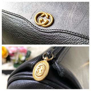 Gucci - 【希少】オールドグッチ ショルダーバッグ インターロッキング