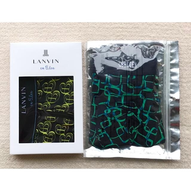 LANVIN en Bleu(ランバンオンブルー)のLANVIN＆FORBIDDEN ボクサーパンツ Ｍサイズ 2枚セット メンズのアンダーウェア(ボクサーパンツ)の商品写真