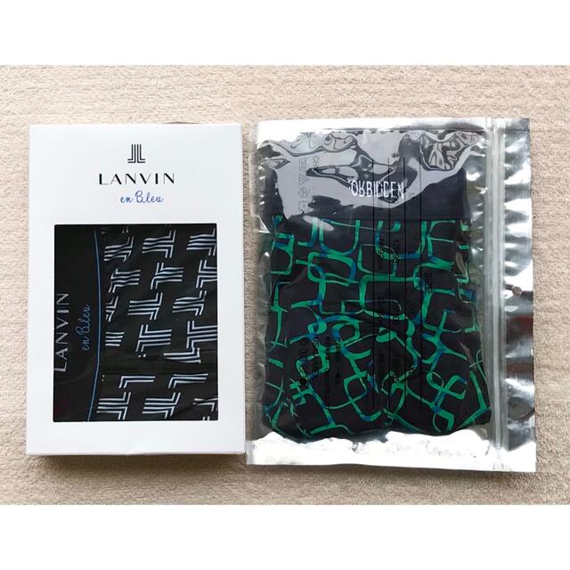 LANVIN en Bleu(ランバンオンブルー)のLANVIN＆FORBIDDEN ボクサーパンツ Ｍサイズ ローライズ 2枚 メンズのアンダーウェア(ボクサーパンツ)の商品写真