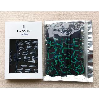 ランバンオンブルー(LANVIN en Bleu)のLANVIN＆FORBIDDEN ボクサーパンツ Ｍサイズ ローライズ 2枚(ボクサーパンツ)