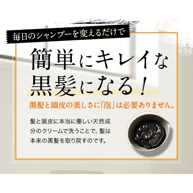 ★新品★ クレムドアン　生 ブラック クリーム シャンプー★送料無料！★2個★ 3