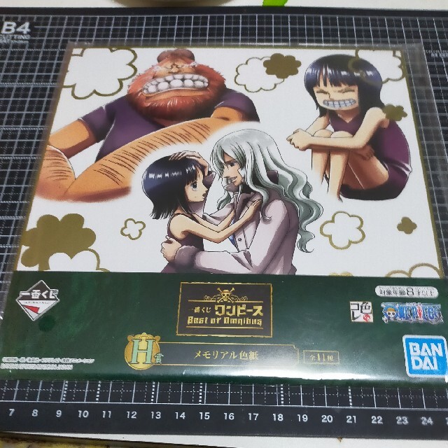 BANDAI(バンダイ)のワンピース メモリアル色紙 ロビン 一番くじ エンタメ/ホビーの漫画(イラスト集/原画集)の商品写真