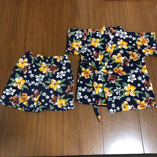 子供用甚平 キッズ/ベビー/マタニティのキッズ服男の子用(90cm~)(甚平/浴衣)の商品写真