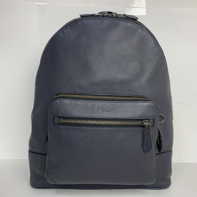 美品☆ コーチ メンズ COACH ペブルド レザー バックパック リュック CHANEL シャネル スエード リュックサック バックパック ダークブラウン