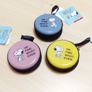 スヌーピー(SNOOPY)のmary様専用【新品タグ付】スヌーピー　コインケース　３個セット(キャラクターグッズ)