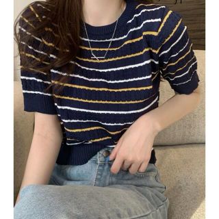 ザラ(ZARA)のSHEIN購入品♡試着のみ新品！クロップニットトップ(ニット/セーター)