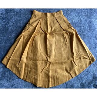 スライ(SLY)の新品　SLY  麻　フレアスカート　夏向き　サイズ1(ひざ丈スカート)