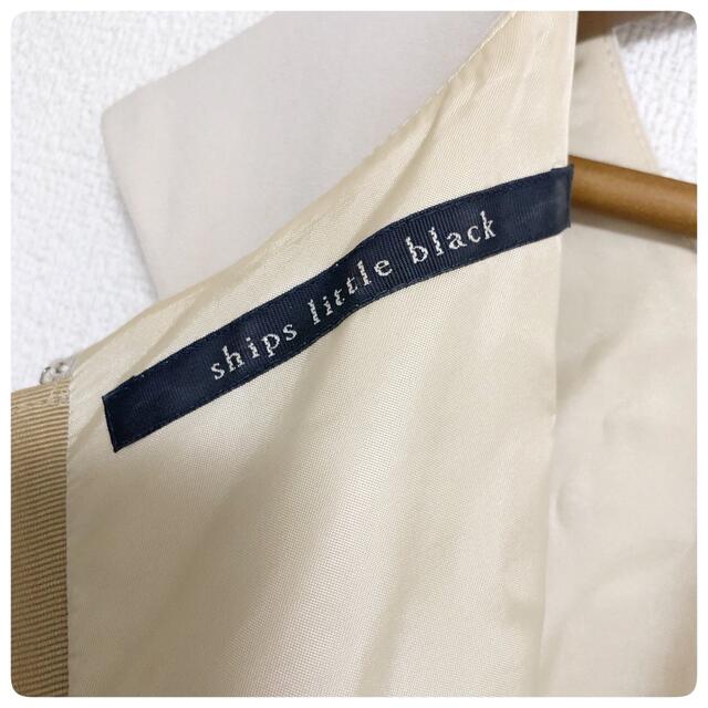 LITTLE BLACK(リトルブラック)の【ships little black】チュールコンビワンピース ノースリーブ レディースのワンピース(ひざ丈ワンピース)の商品写真