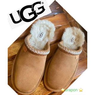 アグ(UGG)の完売しました。。。。。。25✨綺麗めコーデ✨UGG✨TASMAN SLIP-ON(サンダル)