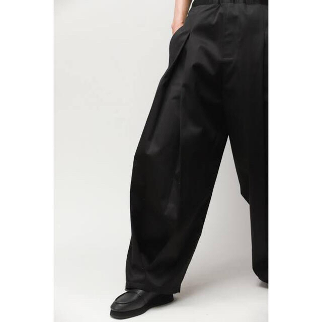 COMOLI   sage nation box pleat trouser black smの通販 by kk