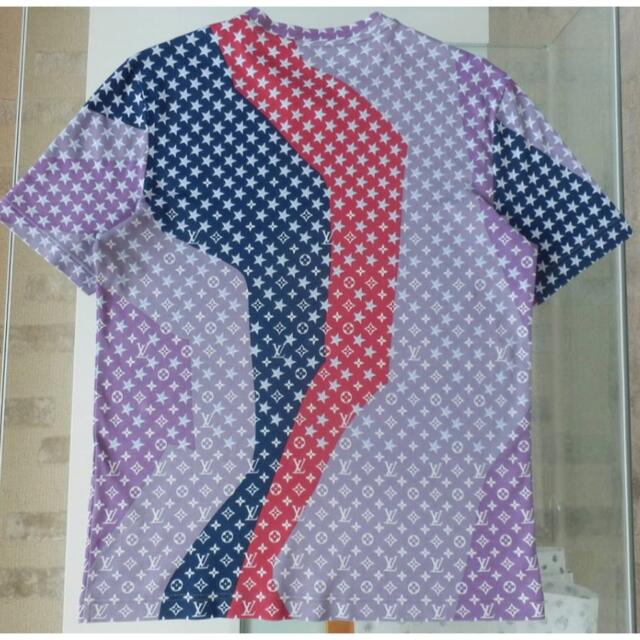 ルイヴィトン モノグラム スター柄 人気 Tシャツ ユニセックス メンズ