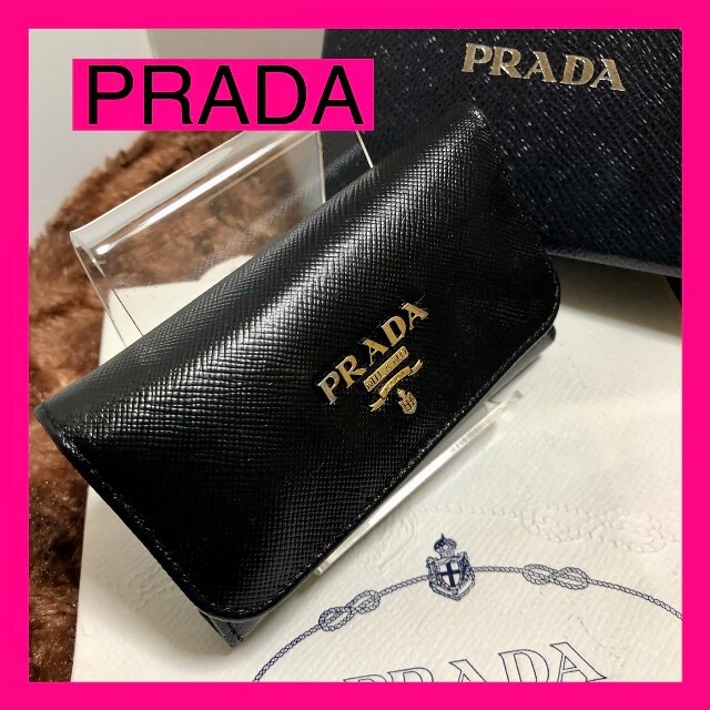 snoopy様専用✨綺麗 PRADA プラダ キーケース 箱・カード付き cutacut.com
