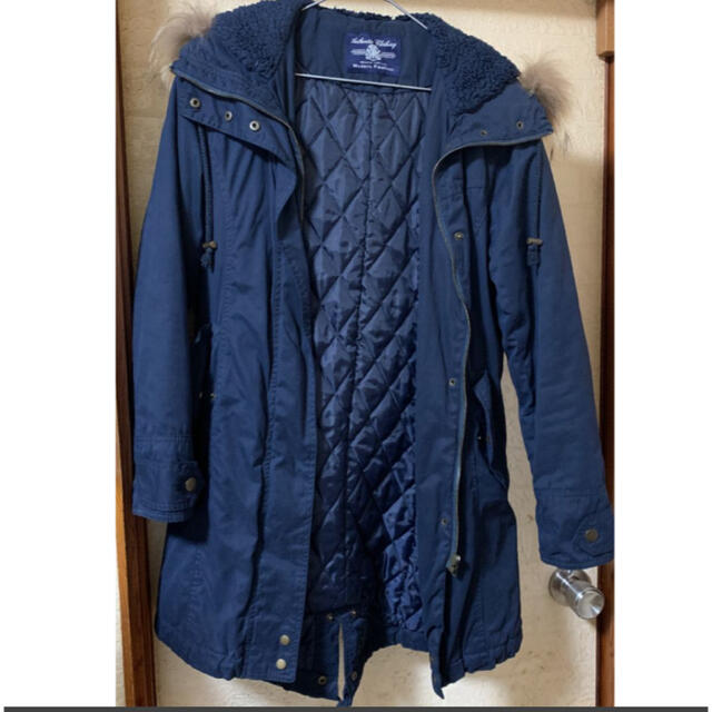zampa(ザンパ)のモッズコート　ネイビー　ロング レディースのジャケット/アウター(モッズコート)の商品写真