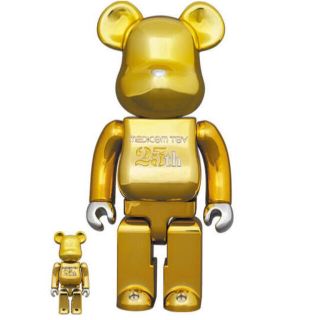 ベアブリック(BE@RBRICK)のMedicom Toy Bearbrick 25th 100％ ＆ 400％(その他)