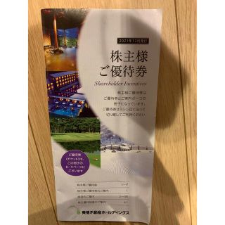東急不動産ホールディングス 株主優待割引券 1冊(その他)