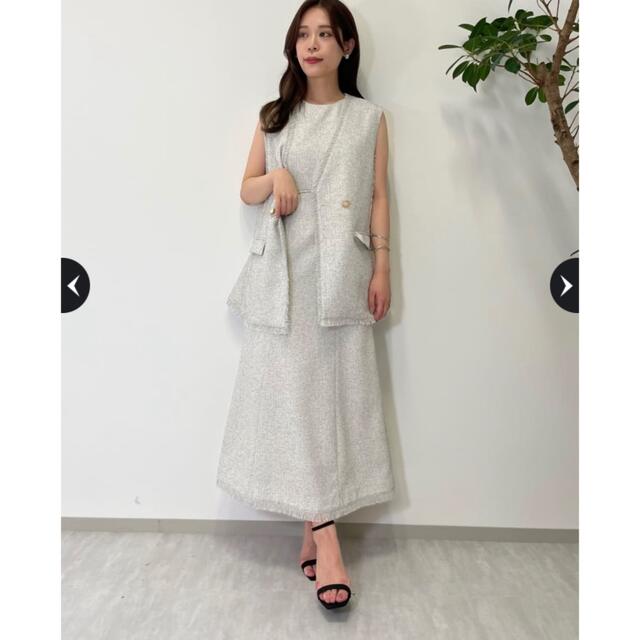 安心 保証 アプワイザーリッシェ♡ 22SS バックシャンツイード
